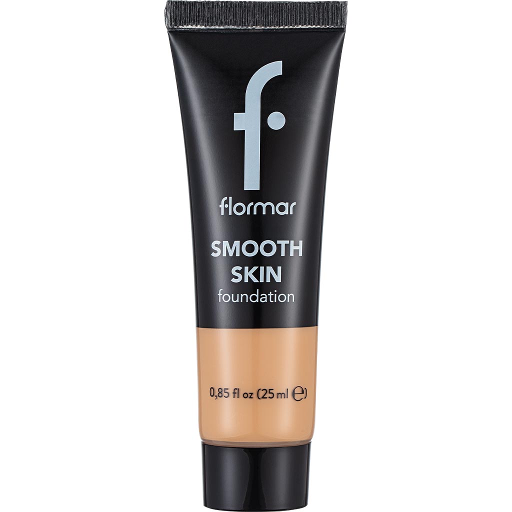 232001 FLORMAR Üz üçün tonal əsas SMOOTH SKIN FOUNDATION 001 Soft Beige (yumşaq bej) 25 ml