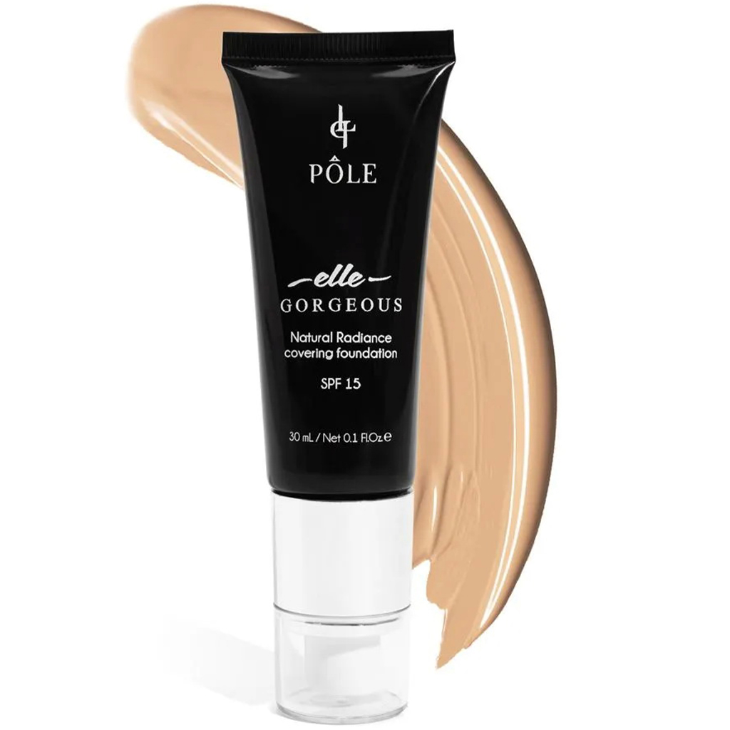 367146 TNL POLE Elle Gorgeous Üz üçün tonal krem Natural Radiance 03, karamel bej, 30 ml