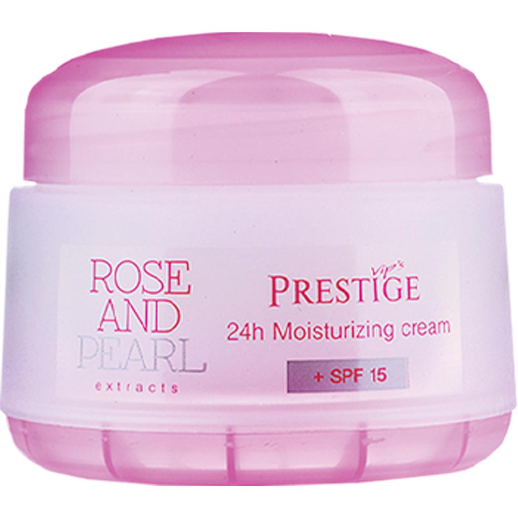 800163  VIP'S PRESTIGE ROSE&PEARL Nəmləndirici üz kremi 50 ml