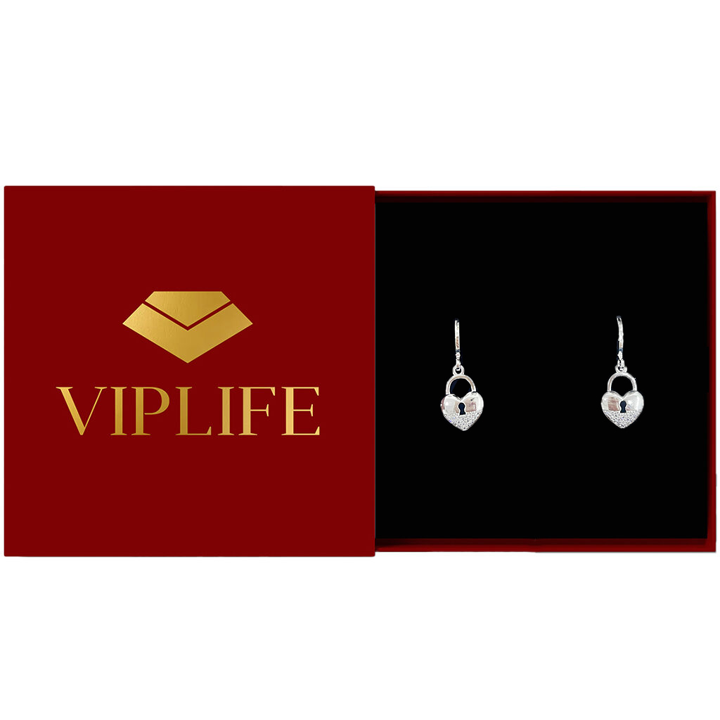 A-9826 VIPLIFE-Aksesuar Sırğa + Viplife hədiyyəlik qutu   
