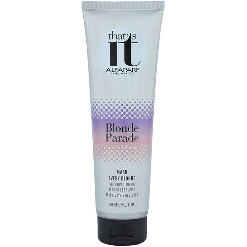 PF013180 THAT'S IT Təbii və boyanmış soyuq blond rənglər üçün bərpaedici maska, 150 ml